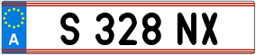 Truck License Plate
